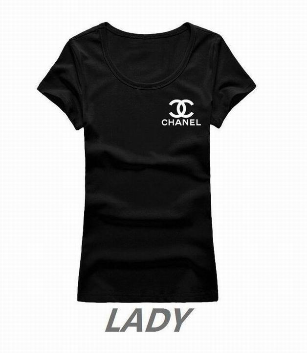 Chanel short round collar T woman S-XL-009
